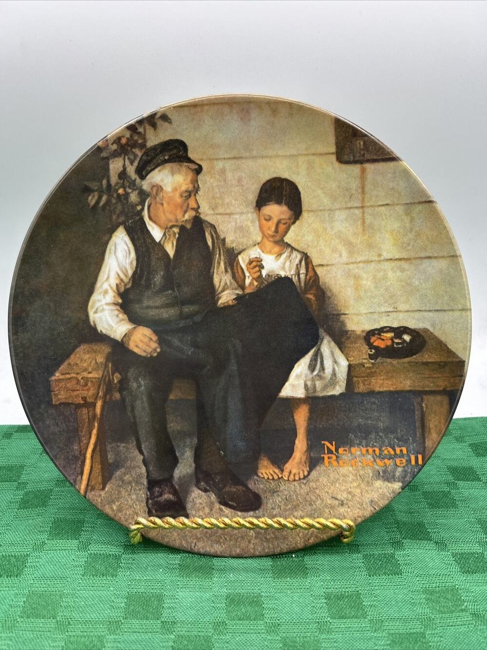 VINTAGE Knowles Norman Rockwell The Lighthouse Keepers Daughter Collector Plate